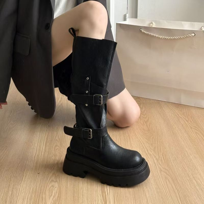Vintage Fashion Online - Botas Altas de Mujer con Plataforma