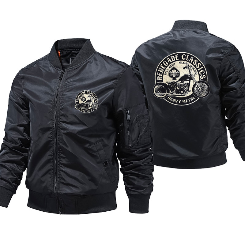 Vintage Windbreaker Nylon - Chaqueta de Motociclista Vintage Estilo Americano,