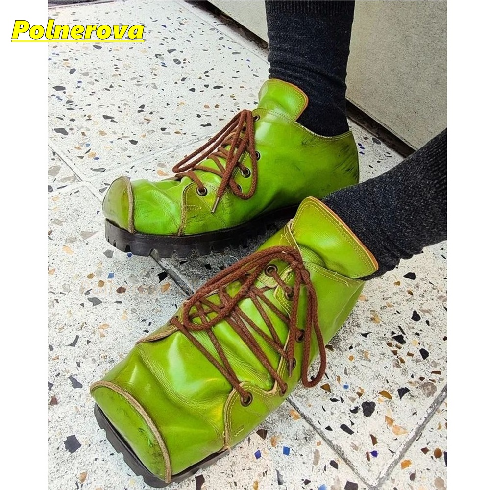 Vintage Fashion Dresses - Botines de mujer con punta cuadrada