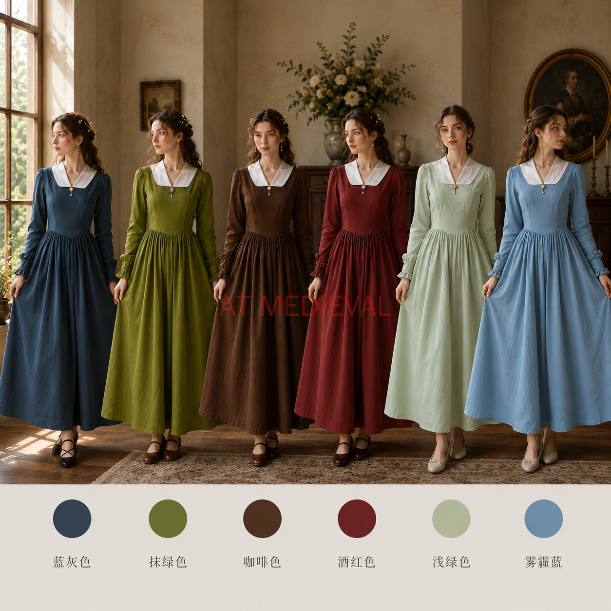 Vintage Fashion Stores - Vestido victoriano vintage, ropa colonial para