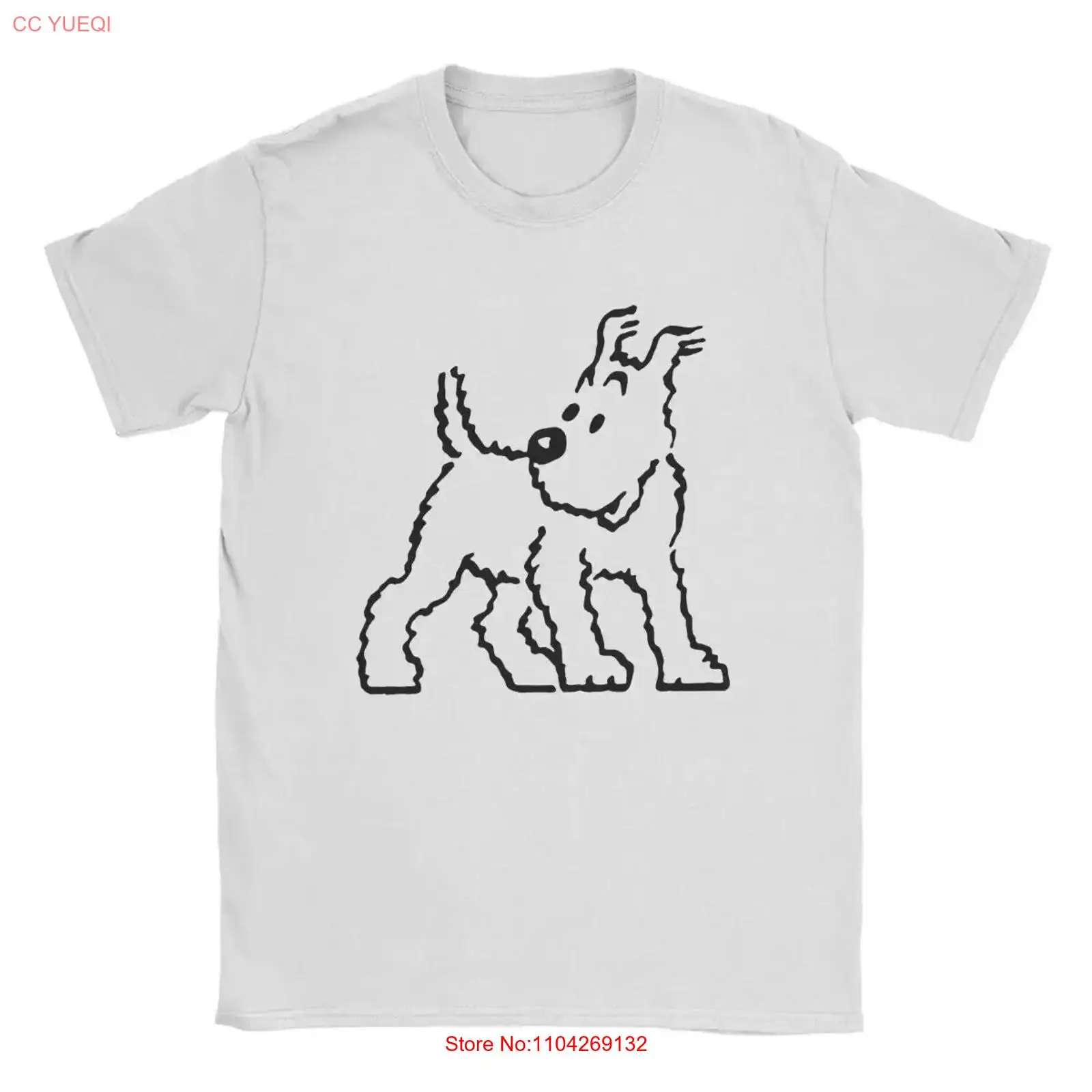 Vintage Fashion Jersey - Camiseta Snowy Dog Captain Haddock para