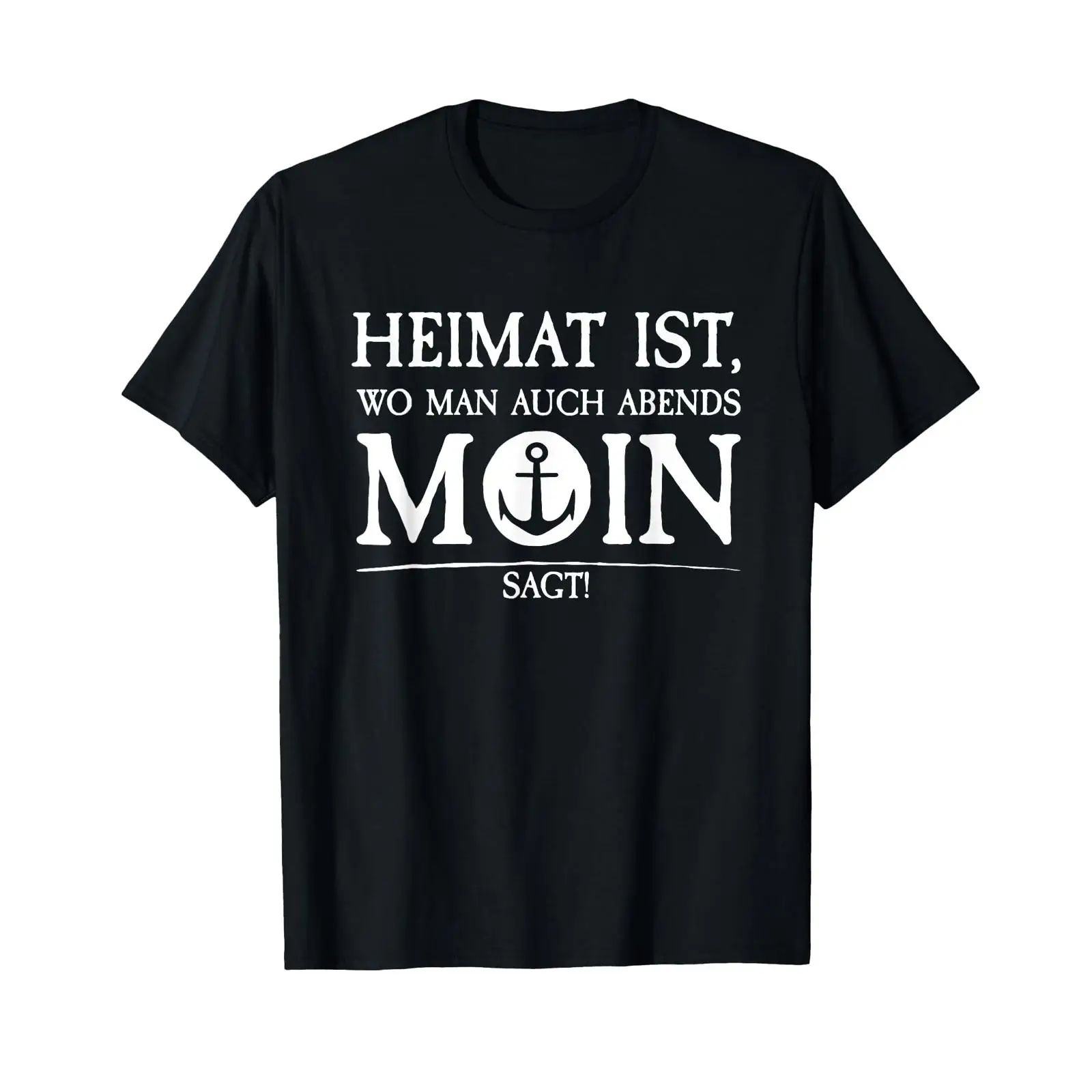 Vintage Fashion Hamburg - Camiseta Heimat Moin Anchor Home Saying