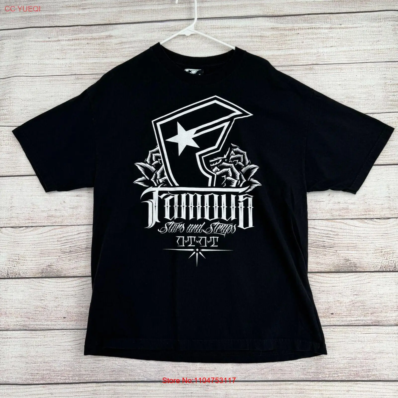 Vintage Fashion Jersey - Camiseta Vintage con Logo de estrellas