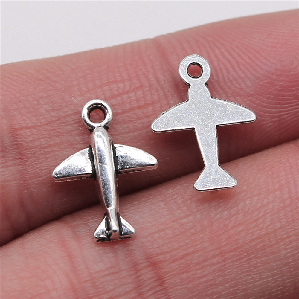 10 piezas de dijes de avión de - Vintage Fashion Stores reseña y precio