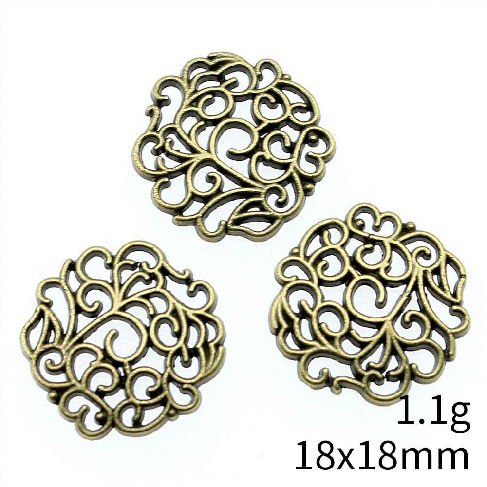 10 Uds. de dijes de flores de  - Vintage Fashion Stores reseña y precio